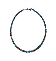 Collana Antracite Uomo in Pietre dure OTRANTO - OTRANTO